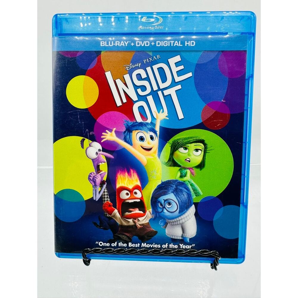 Inside Out DVD Disney Pixar Bonus Material PG Animated Educational